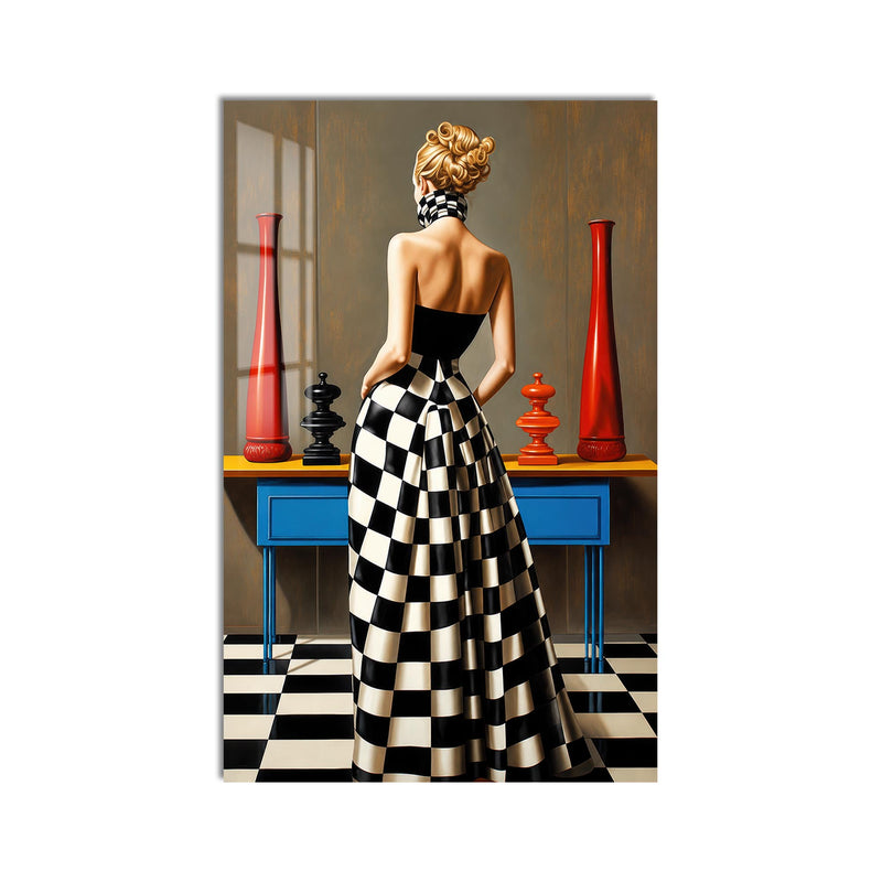 Checkered Couture product shot on white background