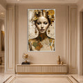 Cartographic Muse with white frame