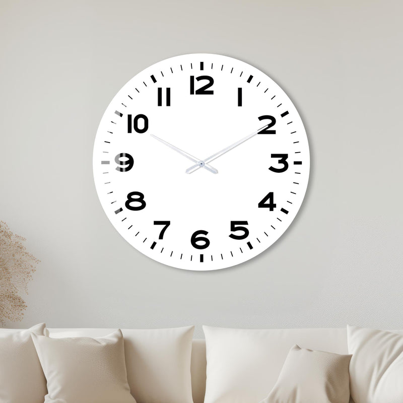 Classic Monochrome Dial with white frame