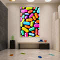 Chromatic Capsules with silver frame