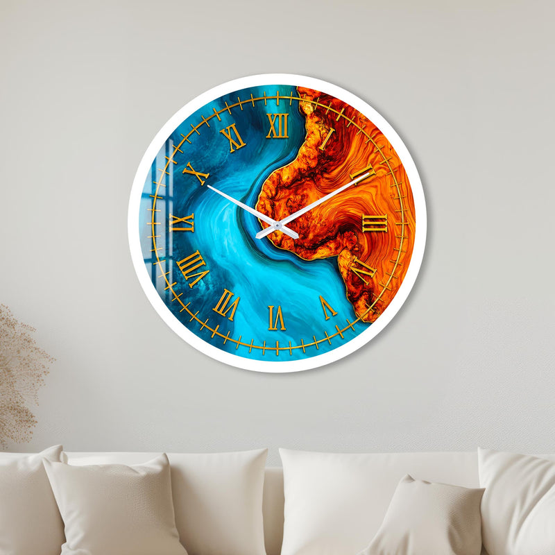 Fire And Water with white frame