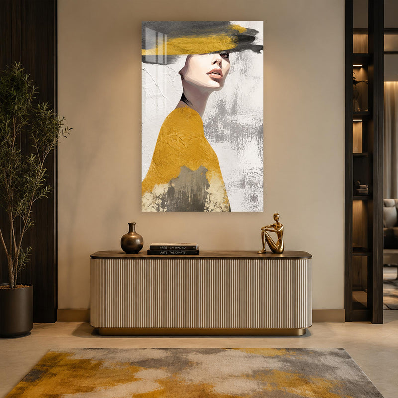 Woman In Ochre lifestyle view