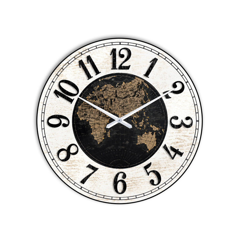 Vintage World Map lifestyle view