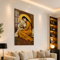 Artronauts Glass Print Golden Guardian Glass Wall Art