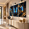 Blue Gold Butterfly lifestyle view