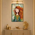 Wildflower Reverie with black frame