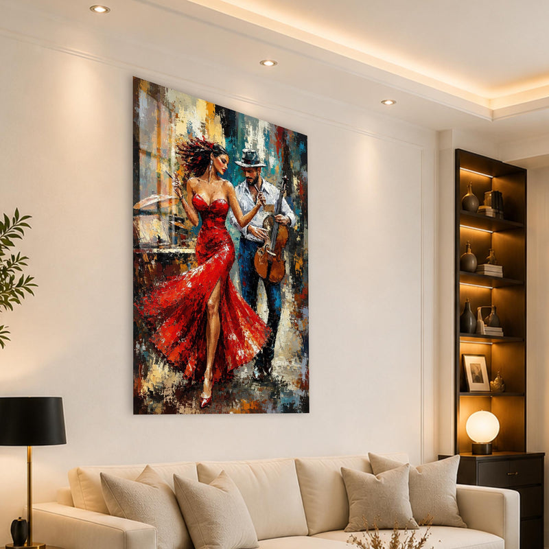 Red Dress Serenade lifestyle view