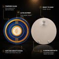 Golden Laurel Medallion — tempered glass, ultra HD print, ready to hang