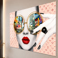 Artronauts Glass Print Times Square Sunglasses Glass Wall Art