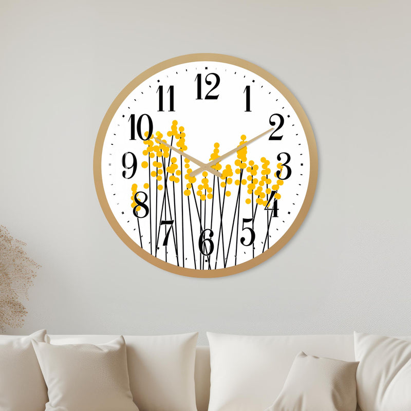 Golden Meadow with gold frame