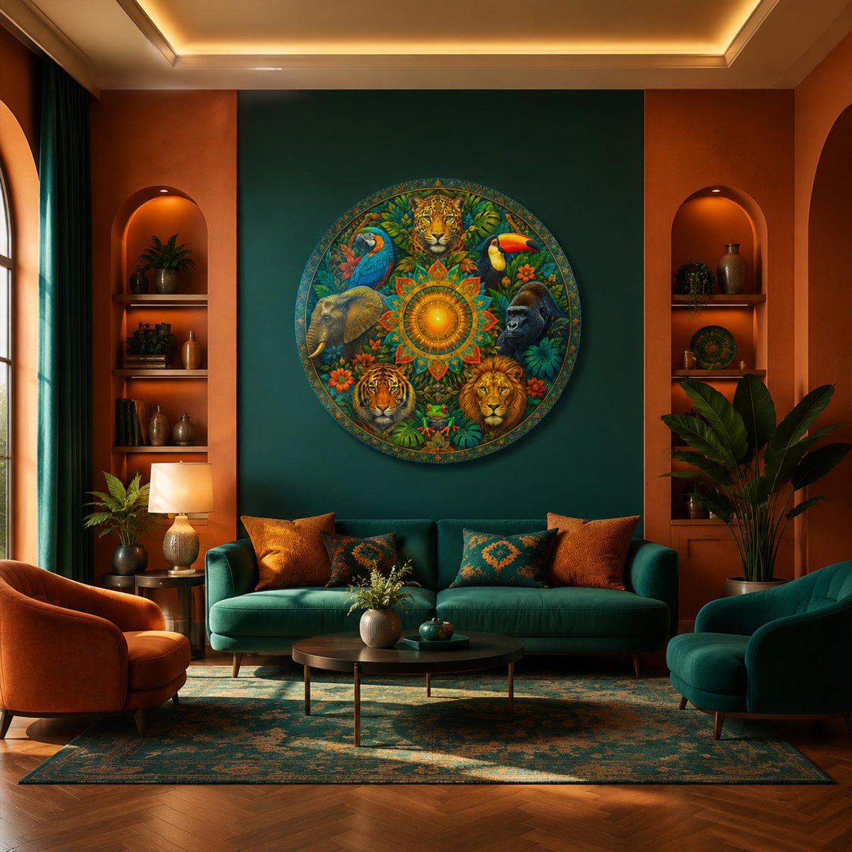 Jungle Kingdom Mandala lifestyle view
