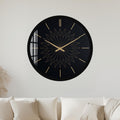 Golden Geometric Starburst with black frame