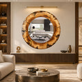 Golden Timber Rings lifestyle view
