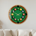 Billiards Table with gold frame