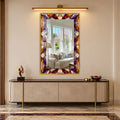 Prismatic Jewel Mosaic with gold frame