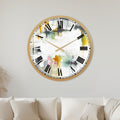 Pastel Abstract Numerals with gold frame