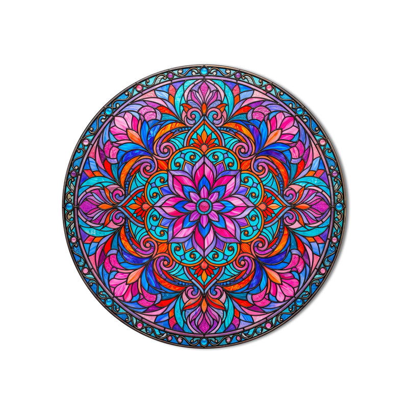 Pink Jewel Mandala product shot on white background