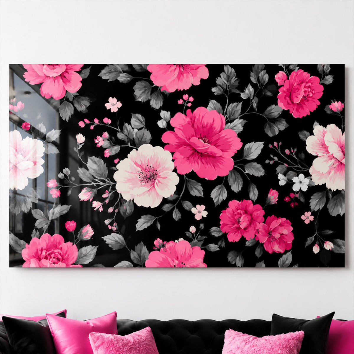 Midnight Pink Blooms lifestyle view