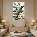 Artronauts Glass Print Midnight Magnolia Garden Glass Wall Art