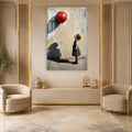 Girl With Red Balloon lifestyle view