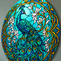 Turquoise Peacock And Magnolia lifestyle view