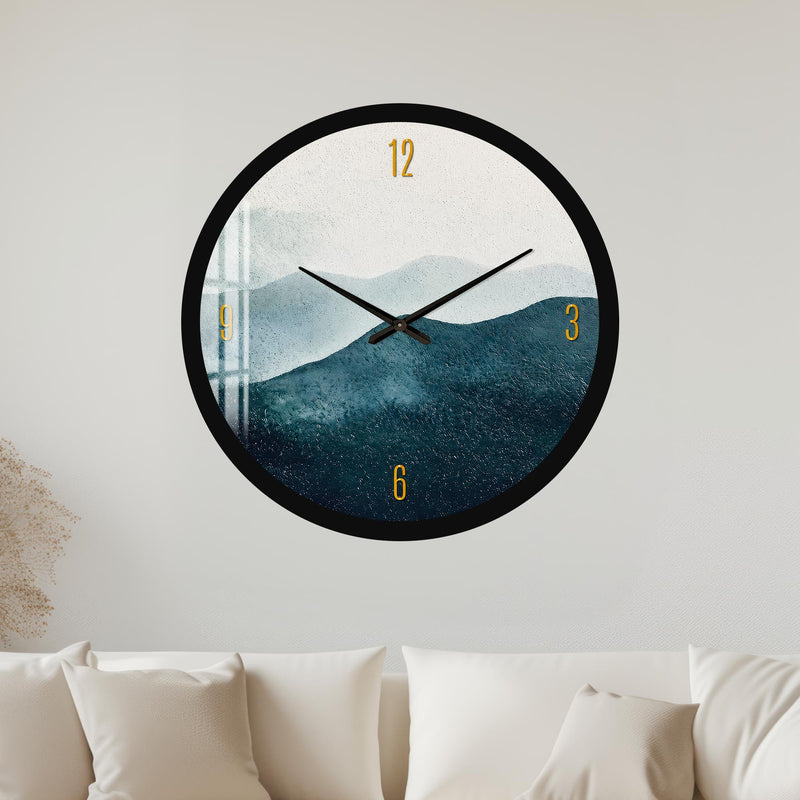 Misty Mountain Layers with black frame