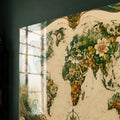 Botanical World Map lifestyle view