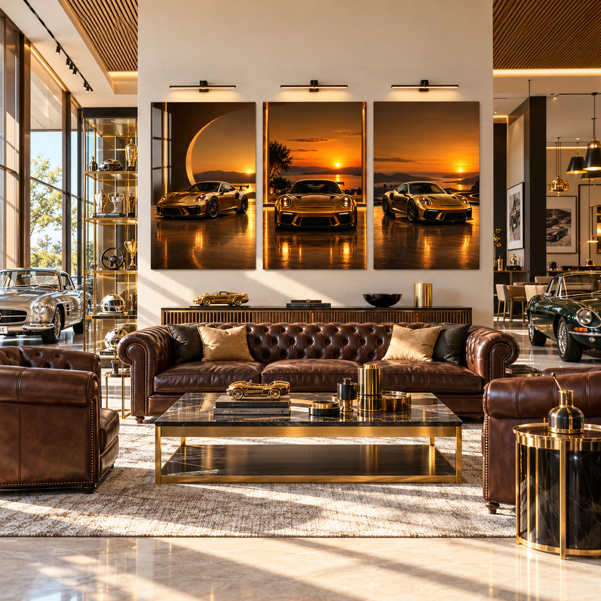 Golden Sunset Sports Cars lifestyle view