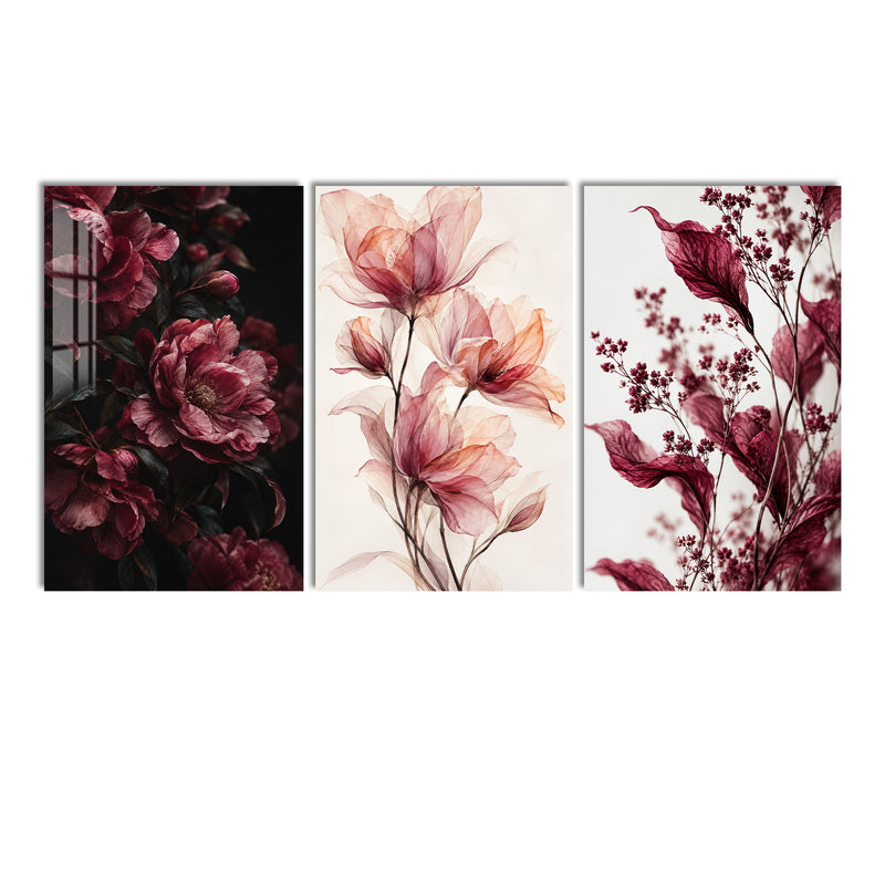 Burgundy Botanical II lifestyle view