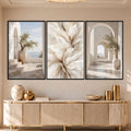 Mediterranean Serenity with black frame