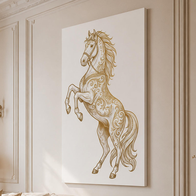 Ornate Golden Stallion lifestyle view