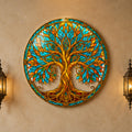 Stained Glass Tree Of Life II — tempered glass, ultra HD print, ready to hang