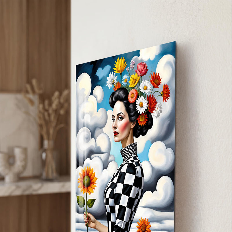 Checkered Floral Muse lifestyle view
