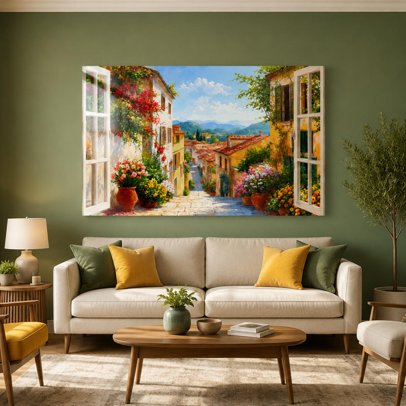 Tuscan Window View lifestyle view