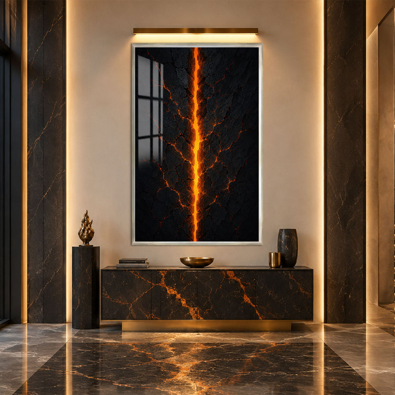 Molten Earth Rift with silver frame
