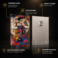 Resting Muses — tempered glass, ultra HD print, ready to hang