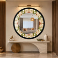 Pressed Botanical Wreath with black frame