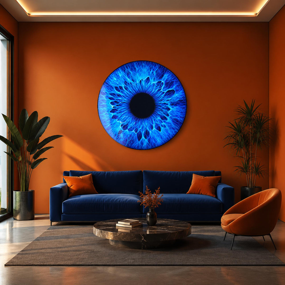 Electric Blue Iris lifestyle view