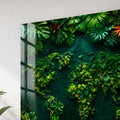 Botanical World Map lifestyle view