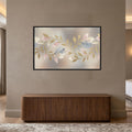 Gilded Floral Whispers with black frame