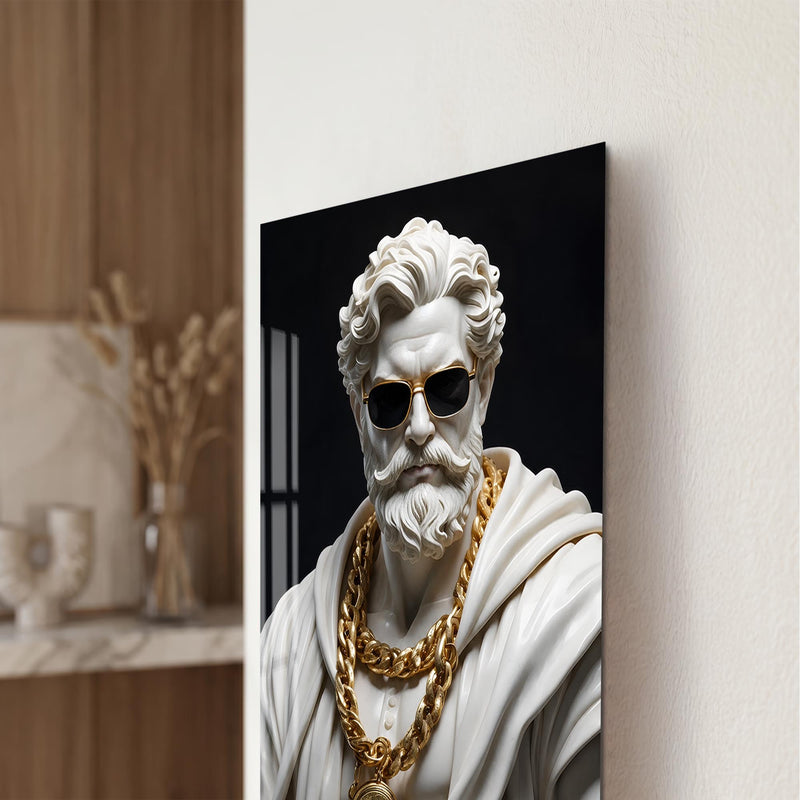 Modern Marble Tycoon close-up angled detail