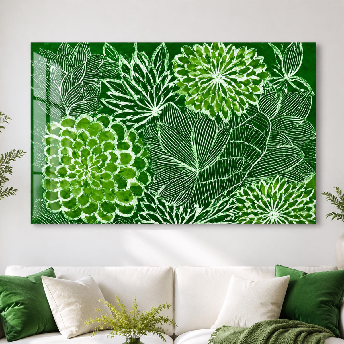Emerald Botanical Blooms lifestyle view