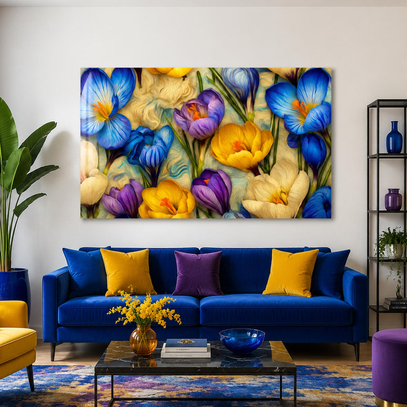 Vibrant Crocus Garden lifestyle view