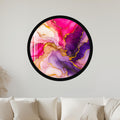 Magenta Amethyst Flow with black frame