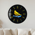 Canary Roman Numeral with black frame