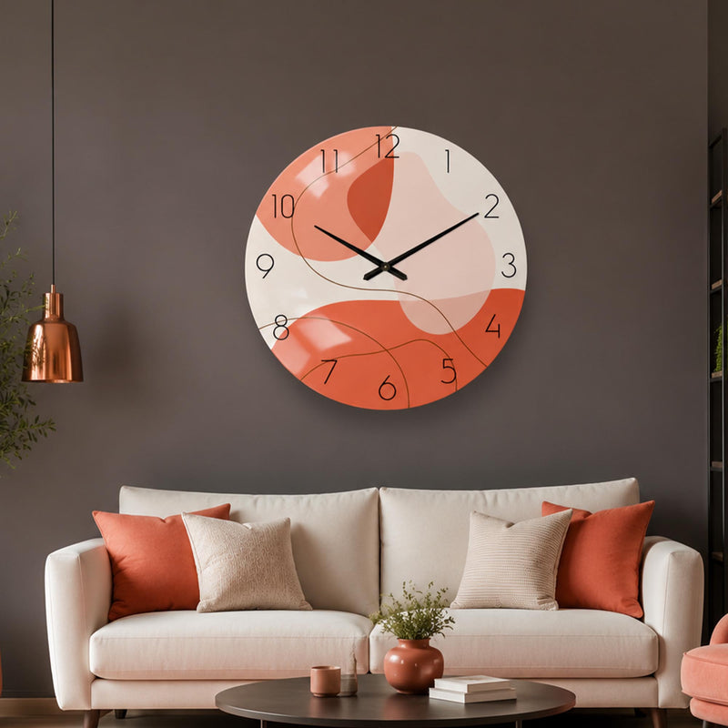 Coral Abstract Curves lifestyle view