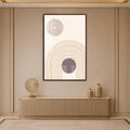 Artronauts Glass Print 12x18 cm | 4.7"x7.1" / Walnut Orbiting Arches Glass Wall Art