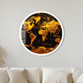 Molten Gold World with white frame