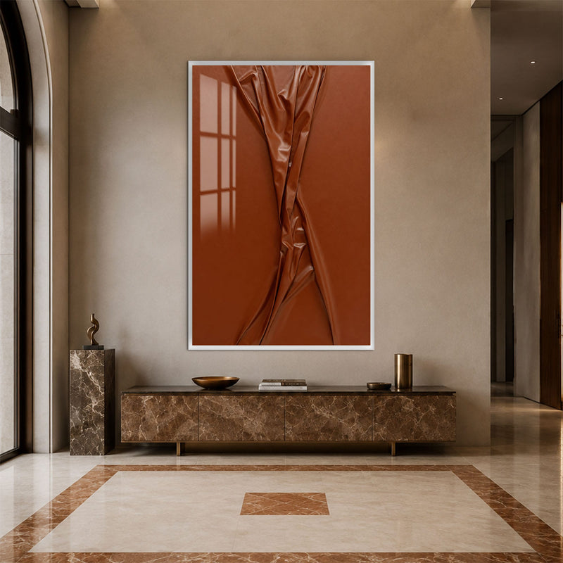 Artronauts Glass Print 12x18 cm | 4.7"x7.1" / White Burnished Fold Glass Wall Art
