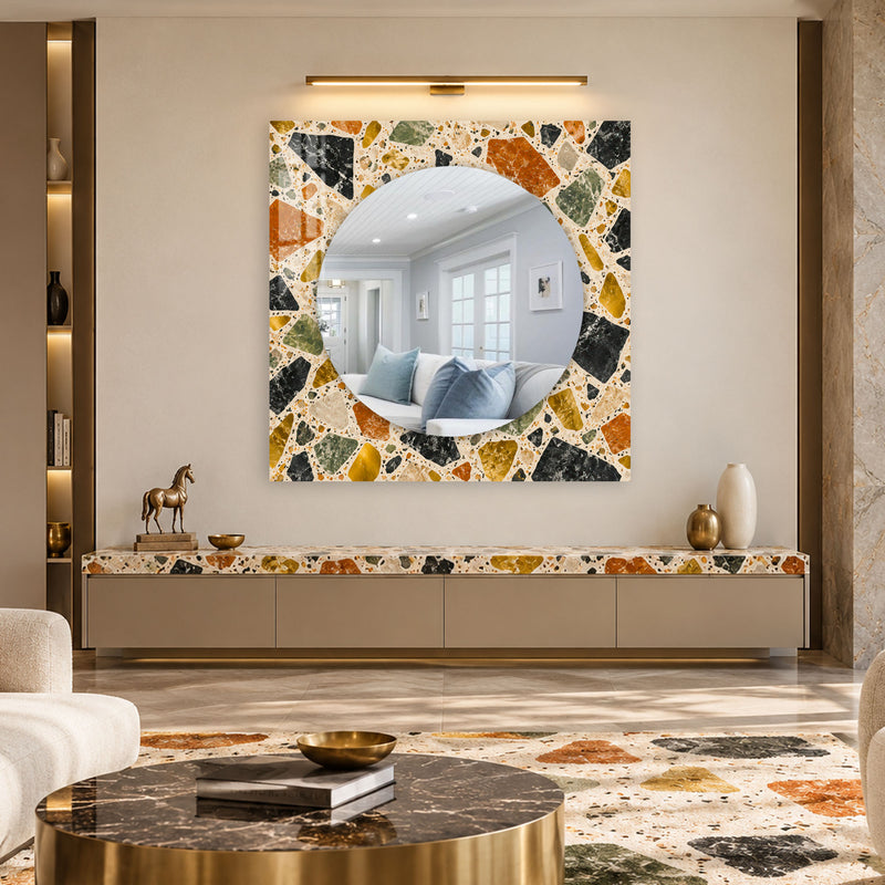 Terrazzo Mosaic Mirror lifestyle view